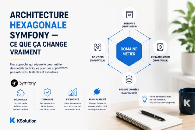 Architecture hexagonale Symfony — ce que ça change vraiment