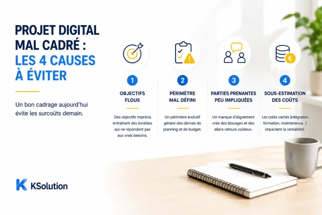 Projet digital mal cadré : les coûts cachés que les PME ne voient pas venir